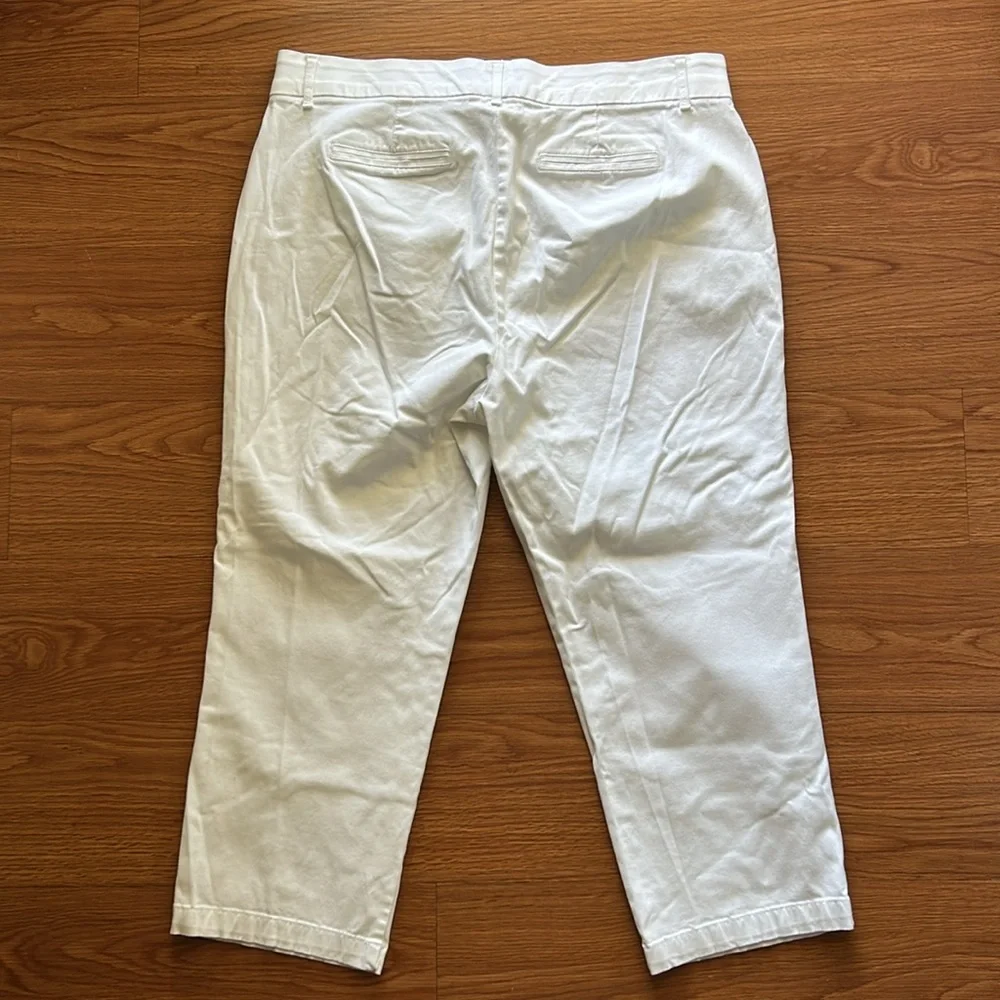 JM Collection White Straight Leg Pants - Picture 4 of 5